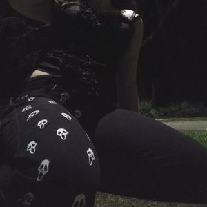 Hand painted Ghostface Michi pants